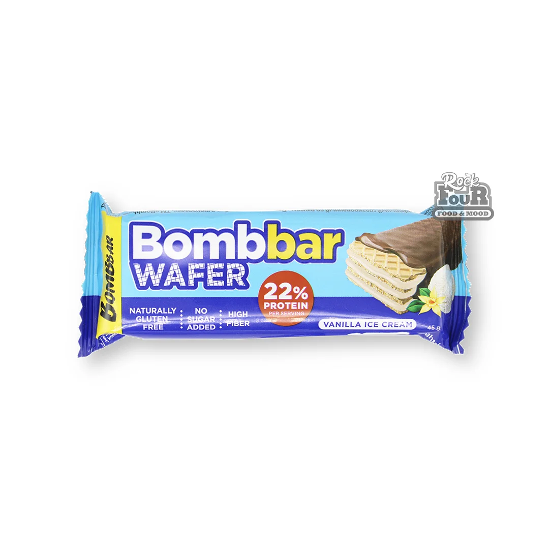 Պրոտեինային վաֆլի «Bombbar Vanllia ice cream» 45գ